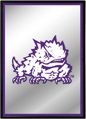 The Fan-Brand Texas Christian University: Mascot Framed Mirrored Wall Sign                                                      