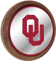 The Fan-Brand University of Oklahoma Barrel Top Mirrored Sign                                                                   