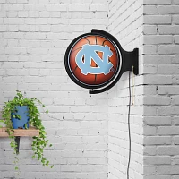 The Fan-Brand University of North Carolina Basketball Round Rotating Lighted Sign                                               