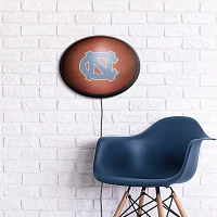 The Fan-Brand University of North Carolina Pigskin Oval Slimline Lighted Wall Sign                                              