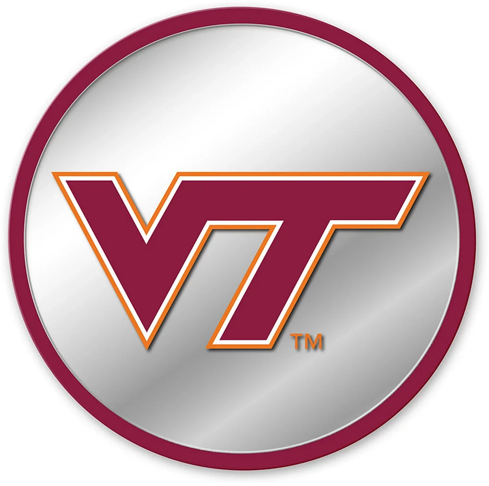 The Fan-Brand Virginia Tech Modern Mirrored Disc Sign                                                                           