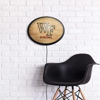 The Fan-Brand Wake Forest University Hardwood Oval Slimline Lighted Wall Sign                                                   