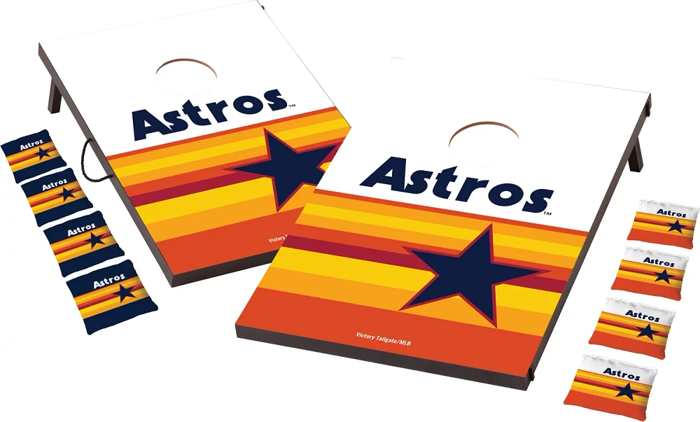 Victory Tailgate Houston Astros Tequila Sunrise Cornhole Game                                                                   