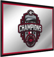 The Fan-Brand University of Georgia National Champions Framed Mirrored Wall Sign                                                