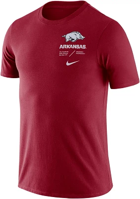 Nike Men's University of Arkansas Dri-FIT Team Short Sleeve T-shirt