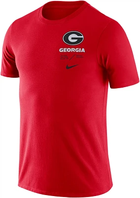 Nike Men's University of Georgia Dri-FIT Team Short Sleeve T-shirt