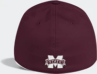 adidas Men's Mississippi State University Poly Structured Flex Cap                                                              