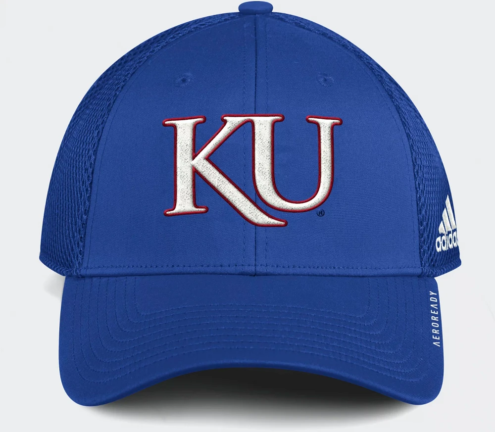 adidas Men's University of Kansas Coach Mesh Structured Adjustable Cap