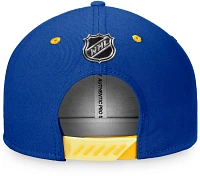 Fanatics Men's St. Louis Blues Authentic Pro Draft 2022 Flat Brim Snapback Cap                                                  