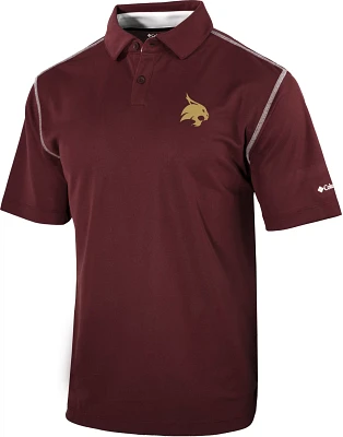 Columbia Sportswear Men's Texas State University Omni-Wick High Stakes Polo Shirt