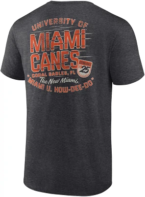 Fanatics Men's University of Miami Game Face Short Sleeve T-shirt                                                               