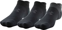 Under Armour ArmourDry Run Lite No Show Tab Socks 3 Pack