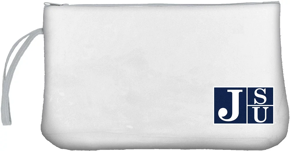 Logo Brands Jackson State University Clear Wristlet                                                                             