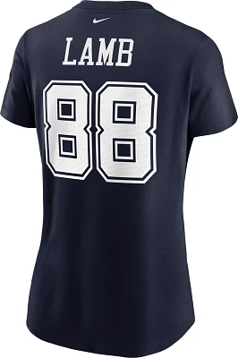 Nike Women's Dallas Cowboys CDL88 Name and Number Graphic Short Sleeve T-shirt