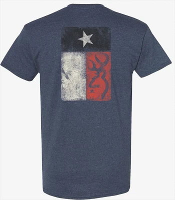 Browning Men's Classic Distressed Texas Flag T-shirt