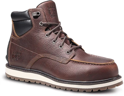 Timberland Men's Irvine Wedge 6 in Alloy Toe Work Boots                                                                         