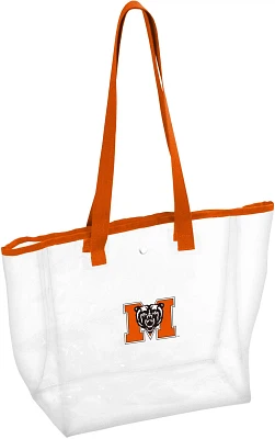 Logo Brands Mercer University Stadium Clear Tote Bag                                                                            