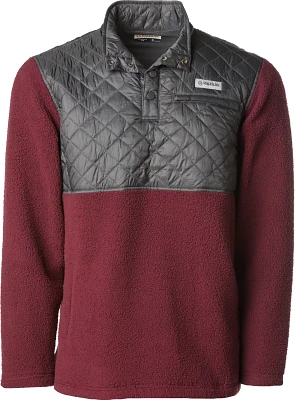 Magellan Outdoors Men's Campfire Mixed Media Pullover Sweatshirt