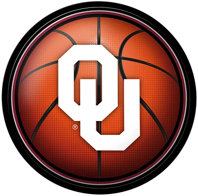 The Fan-Brand University of Oklahoma Basketball Modern Disc Sign                                                                