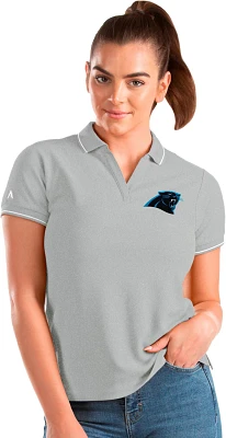 Antigua Women's Carolina Panthers Affluent Polo Shirt                                                                           
