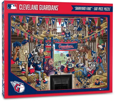 YouTheFan Cleveland Guardians Barnyard Fans Puzzle                                                                              
