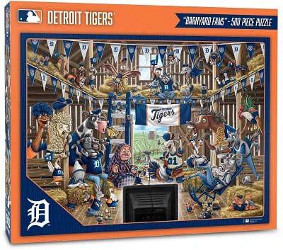 YouTheFan Detroit Tigers Barnyard Fans 500-Piece Puzzle                                                                         