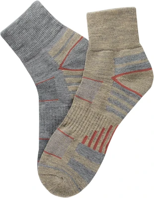 Magellan Outdoors Men's Stripe Quarter Socks 2-Pack                                                                             