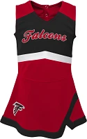 Outerstuff Toddler Girls' Atlanta Falcons Cheer Captain Jumper Dress                                                            