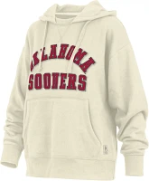 Three Square Women's University of Oklahoma Cozy Tackle Twill Fleece Hoodie                                                     