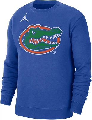 Jordan Men's University of Florida Fleece Crew Neck Sweatshirt                                                                  