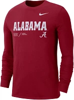 Nike Men's University of Alabama Dri-FIT Team Long Sleeve T-shirt