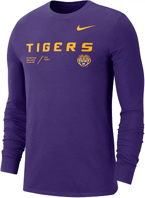 Nike Men's Louisiana State University Dri-FIT Team Long Sleeve T-shirt