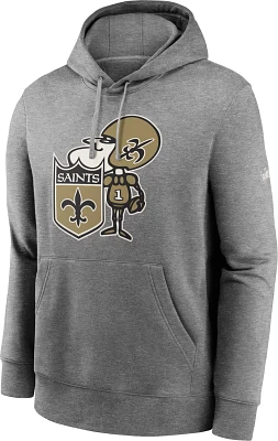 Nike Men's New Orleans Saints Rewind Club Fleece Hoodie