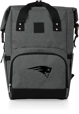 Picnic Time New England Patriots On The Go Roll-Top Cooler Backpack                                                             