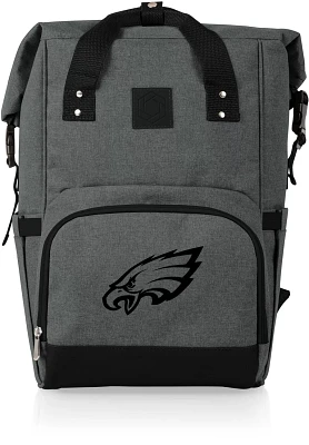 Picnic Time Philadelphia Eagles On The Go Roll-Top Cooler Backpack                                                              