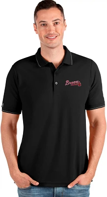 Antigua Men's Atlanta Braves Affluent Polo