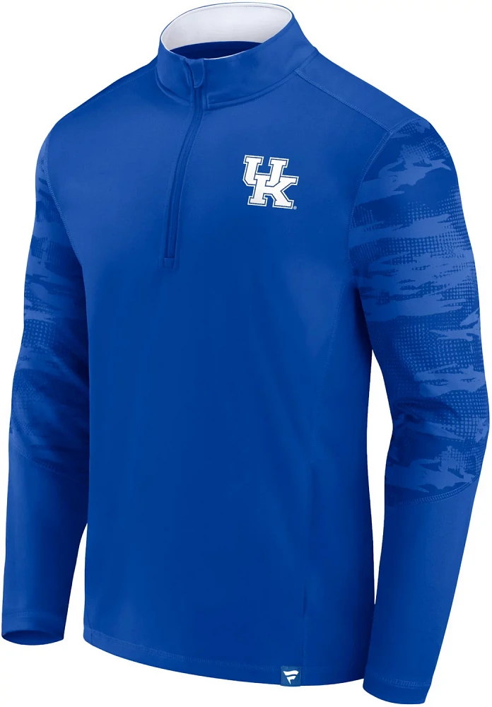 University of Kentucky Men's Ringer 1/4-Zip Top