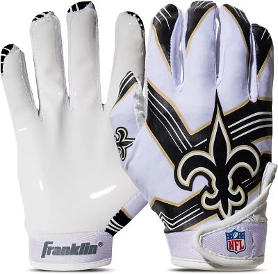 Franklin New Orleans Saints Youth NFL Football Receiver Gloves                                                                  