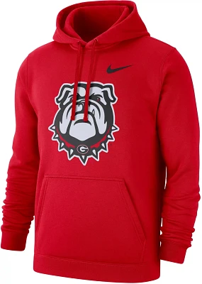 Nike Men's University of Georgia Club Fleece Football Hoodie                                                                    