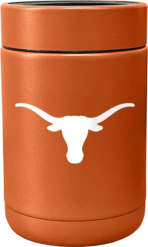 Logo Brands University of Texas 12 oz Flipside Powder Coat Coolie                                                               