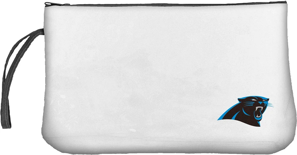 Logo Brands Carolina Panthers Clear Wristlet                                                                                    