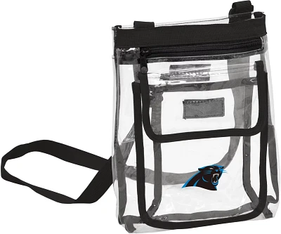 Logo Brands Carolina Panthers Gameday Clear Crossbody Bag                                                                       