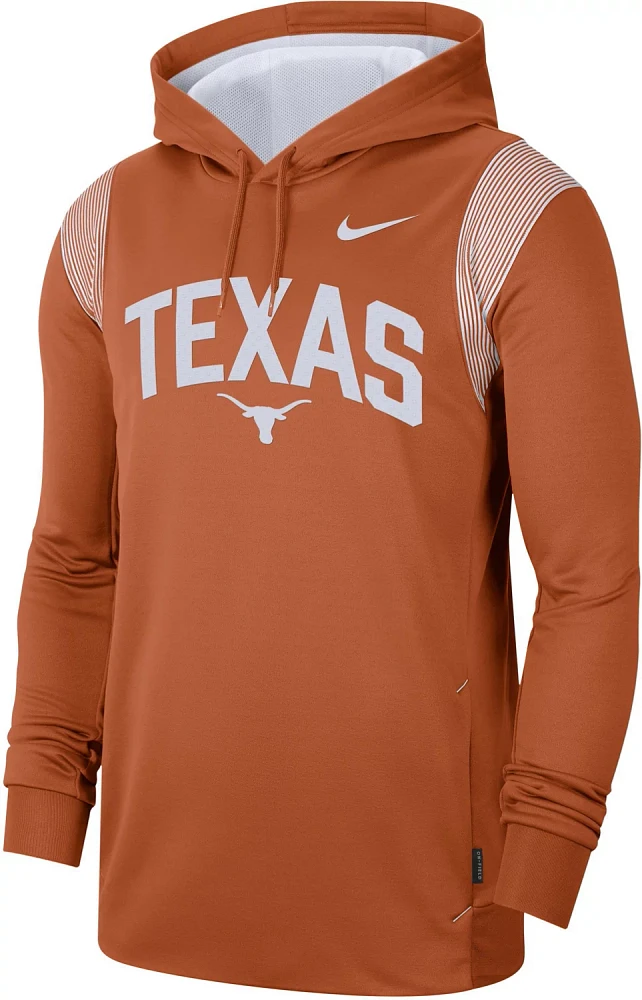 Nike Men's University of Texas Therma-FIT Pullover Fleece Hoodie