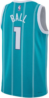 Nike Men's Charlotte Hornets Lamelo Ball Swingman Jersey