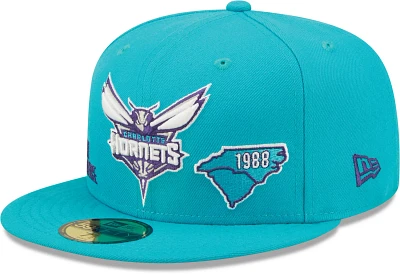 New Era Men's Charlotte Hornets Identity 59FIFTY Cap                                                                            