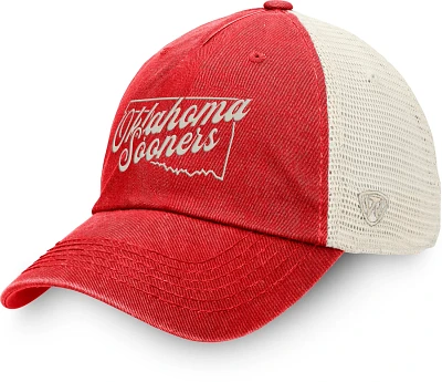 Top of the World Men's University of Oklahoma Roots Hometown 2-Tone Adjustable Cap                                              