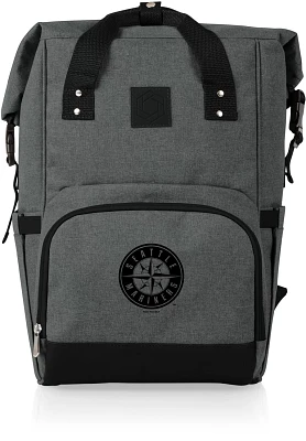 Picnic Time Seattle Mariners On The Go Roll-Top Cooler Backpack                                                                 