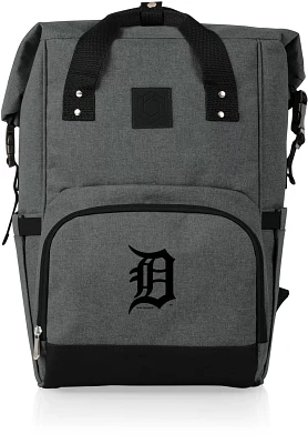 Picnic Time Detroit Tigers On The Go Roll-Top Cooler Backpack                                                                   