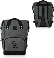 Picnic Time Colorado Rockies On The Go Roll-Top Cooler Backpack                                                                 