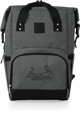 Picnic Time St. Louis Cardinals On The Go Roll-Top Cooler Backpack                                                              